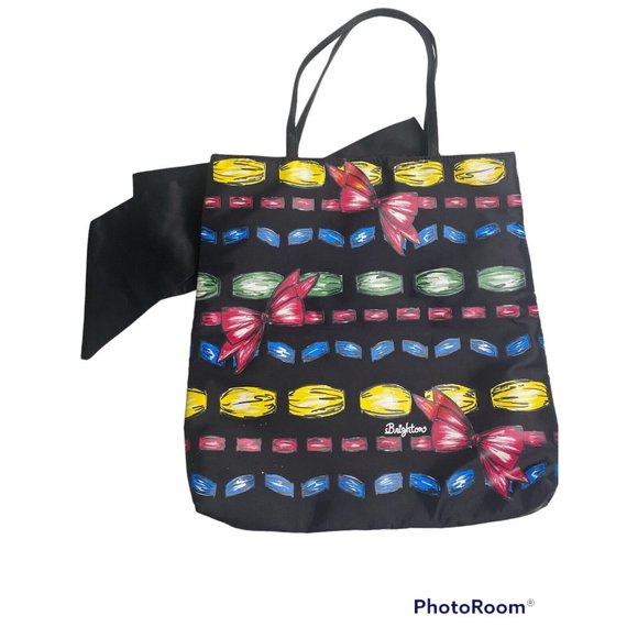 Brighton "Take a Beau" Nylon Tote with Satin Bow - Picture 2 of 6